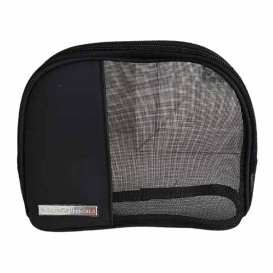 Black Mesh Zip Bag